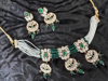 Picture of Tyani kundan silver foil necklace