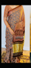 Picture of Pure Crape  Ajrakh   Silk Saree with Tissue pallu