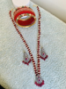 Picture of Beads guttapusalu mini haram with detachable Victorian pendants and earrings