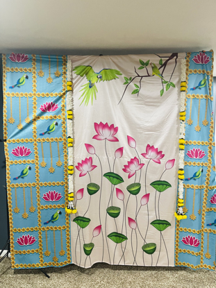 Picture of Pichwai backdrop decor cloth 8*8
