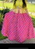 Picture of Patola skirt and beautiful green crop top