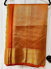 Picture of Pure kanjivaram saree in sagegreen and orange color bought at Tana event