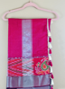 Picture of Kuppadam saree with collar neck blouse