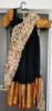 Picture of Narayanpet Half Saree with kalamkari dupatta