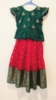 Picture of Red and green silk lehenga 6-7y