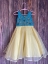 Picture of New Designer Yellow organza dress 1-2 years
