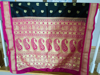 Picture of New Black and pink classic silk paithani saree with Black and pink matching blousE
