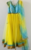 Picture of Beautiful blue and yellow work dress