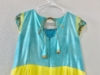 Picture of Beautiful blue and yellow work dress