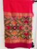 Picture of Magenta pink Kuppadam  saree with pochampalli Ning border  with blouse