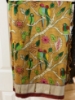 Picture of Bird motif saree with single muniya border