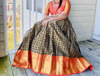 Picture of Traditional wear crop top and lehenga