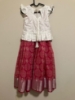 Picture of Pink Langa with maggam blouse 8-10y