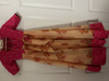 Picture of Organza floral long frock 8-10y