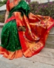 Picture of Trending Green paithani saree with beautiful brand new blouse