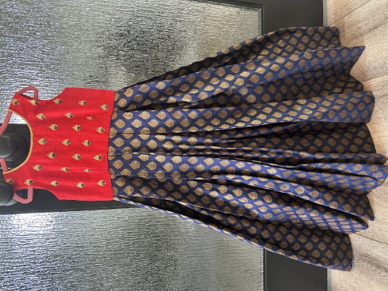Picture of Benaras long dress 4-6y