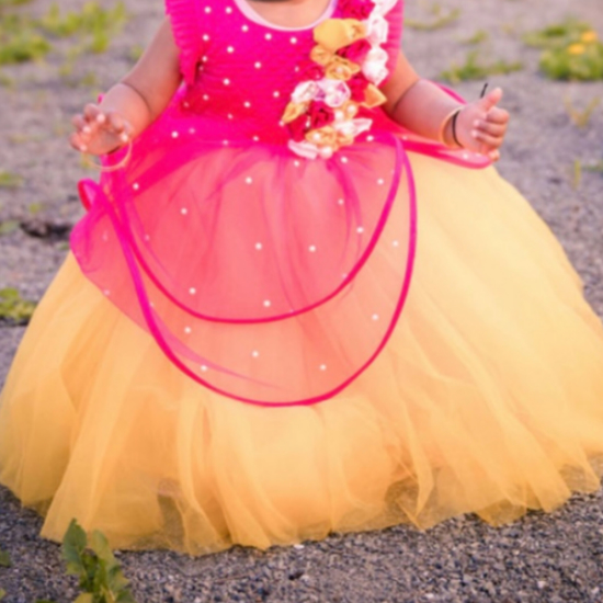 Picture of Beautiful birthday designer frock -1 yr