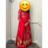 Picture of Red Bandhej lehenga (with dupatta)