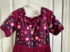 Picture of Magenta high low embroidered dress