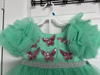 Picture of Brand New Dark Sea Green knee length frock 4-6y