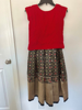 Picture of Black and Red Lehenga combo 6-8y