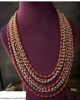 Picture of New coral mala with jumkas