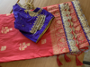 Picture of New Fancy cutwork Saree with stiched blouse