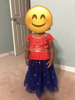 Picture of 2 kids lehenga with beautiful maggam work 2-4y