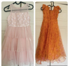 Picture of Netted & organza frock combo 4-6y