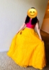 Picture of Yellow & pink Organza Crop top