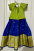 Picture of Blue & Green Pattu langa 2y - 3y