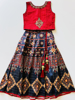 Picture of Neerus Kids Traditional Choli Lehenga with Embroidered Top 4-6y