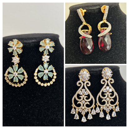 Picture of Cz earrings combo