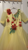 Picture of Floral applique work frock