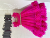 Picture of party wear dress with hair accessory 1-2 y
