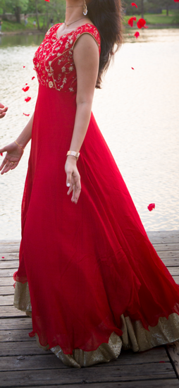 Picture of Red long dress
