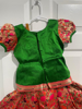 Picture of Semi Paithani Lehanga with maggam blouse 4-6y