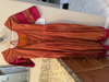 Picture of Orange Narayanpet Long Dress