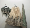 Picture of Neerus beige olive green lehenga