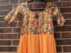 Picture of Orange bandini long frock