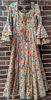 Picture of New Printed cotton dress with bell sleeves