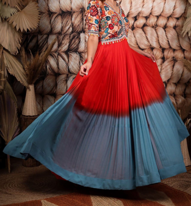 Picture of Shaded anarkali frock