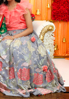 Picture of Coral Floral Lehenga 10-15y