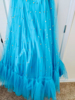 Picture of Blue and yellow long frock