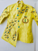 Picture of Yellow maggam work kurta pajama set 1-2 years