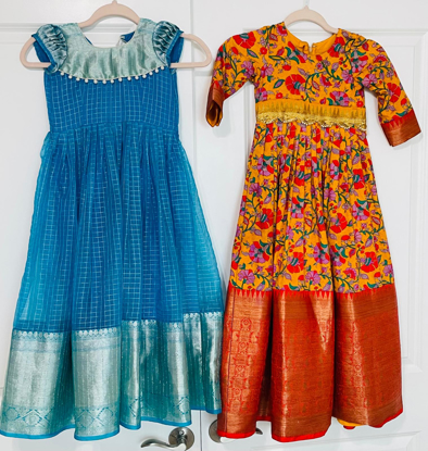 Picture of Customized designer frocks 5-8y
