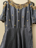 Picture of Cold shoulder maggam work dress