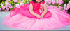 Picture of Pretty Designer girls layered frock 3-4y