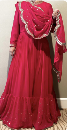 Picture of Designer Anarkali gown (XL)