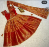 Picture of New Kids aari work saree model frock 6-8y